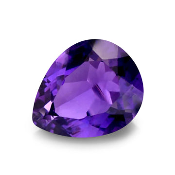 Pear Amethyst CZ Loose Gemstones